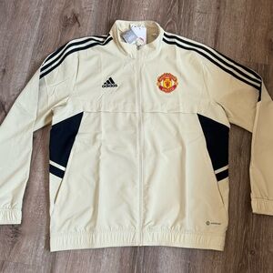Manchester United Adidas Track Suit Jacket - NTW
